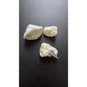 Natural White Calcite Quartz Raw Stone Lot